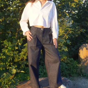 Pantalon en denim recyclé & coton bio